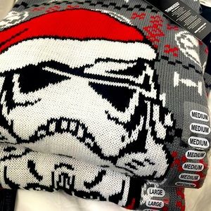 NWT! Star Wars Christmas Sweaters! Set of 2! Medium & Large!